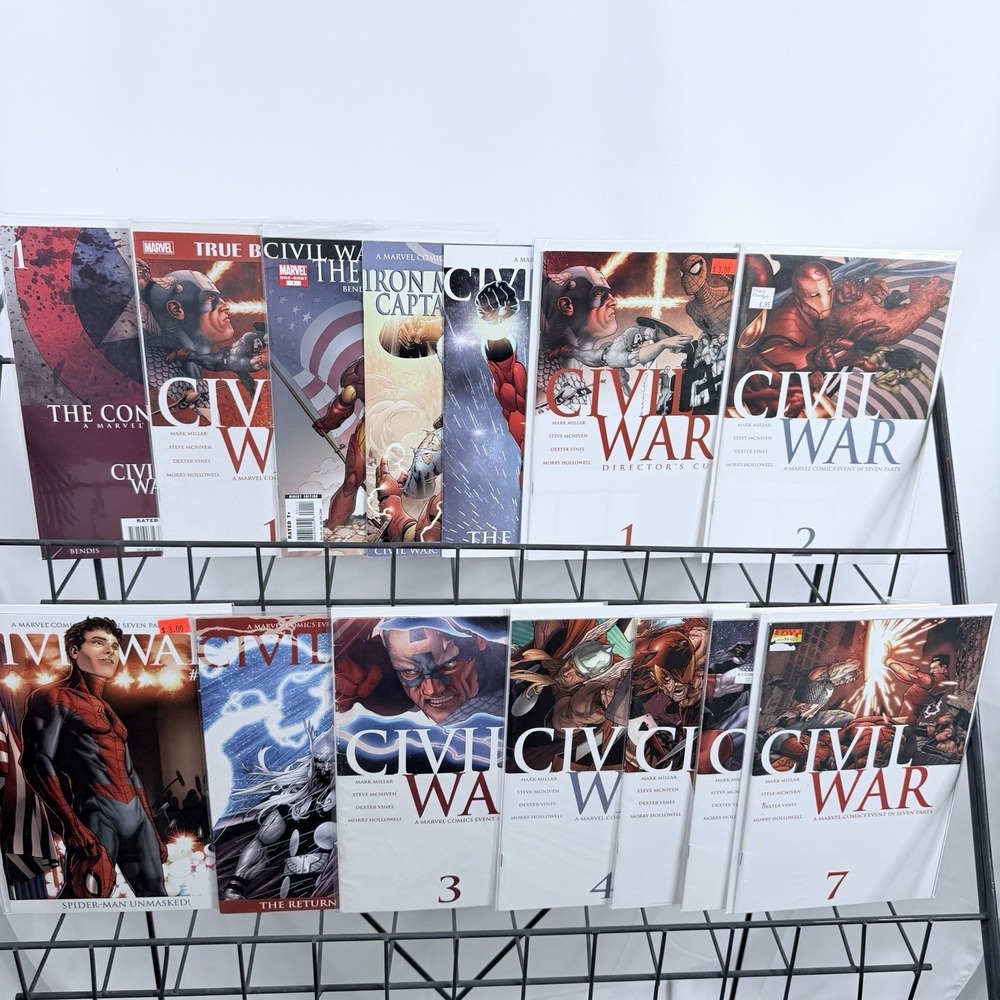 Marvel Civil War 2-7 & #2-3 2nd Print & One Shots Lot Initiative‎ Return